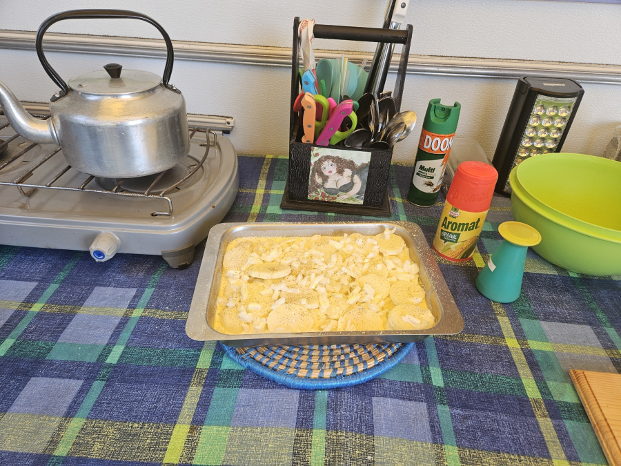 Room potato bake, heerlik
