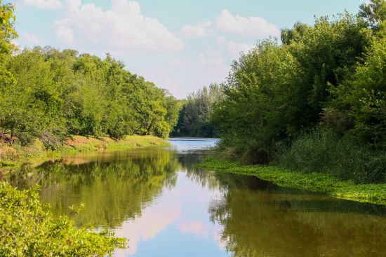 Drie Berge krokodil rivier