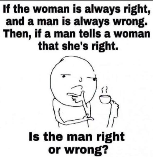 Man vs woman
