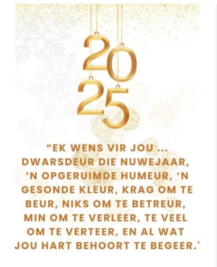 Nuwejaars wense