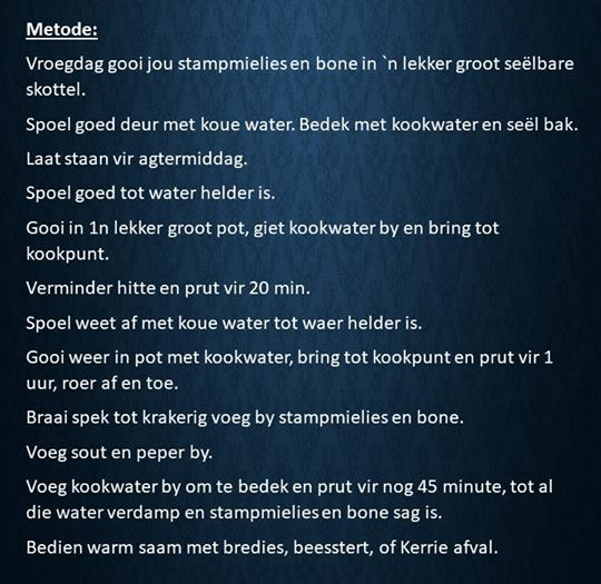 Spek en Bone Stampmielies