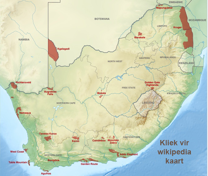 South Afrika National Park from wiki